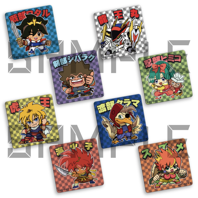 おまけシール風キラ缶バッジの画像
