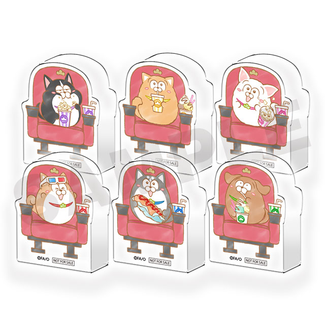 みている松犬アクリルフィギュアセットの画像