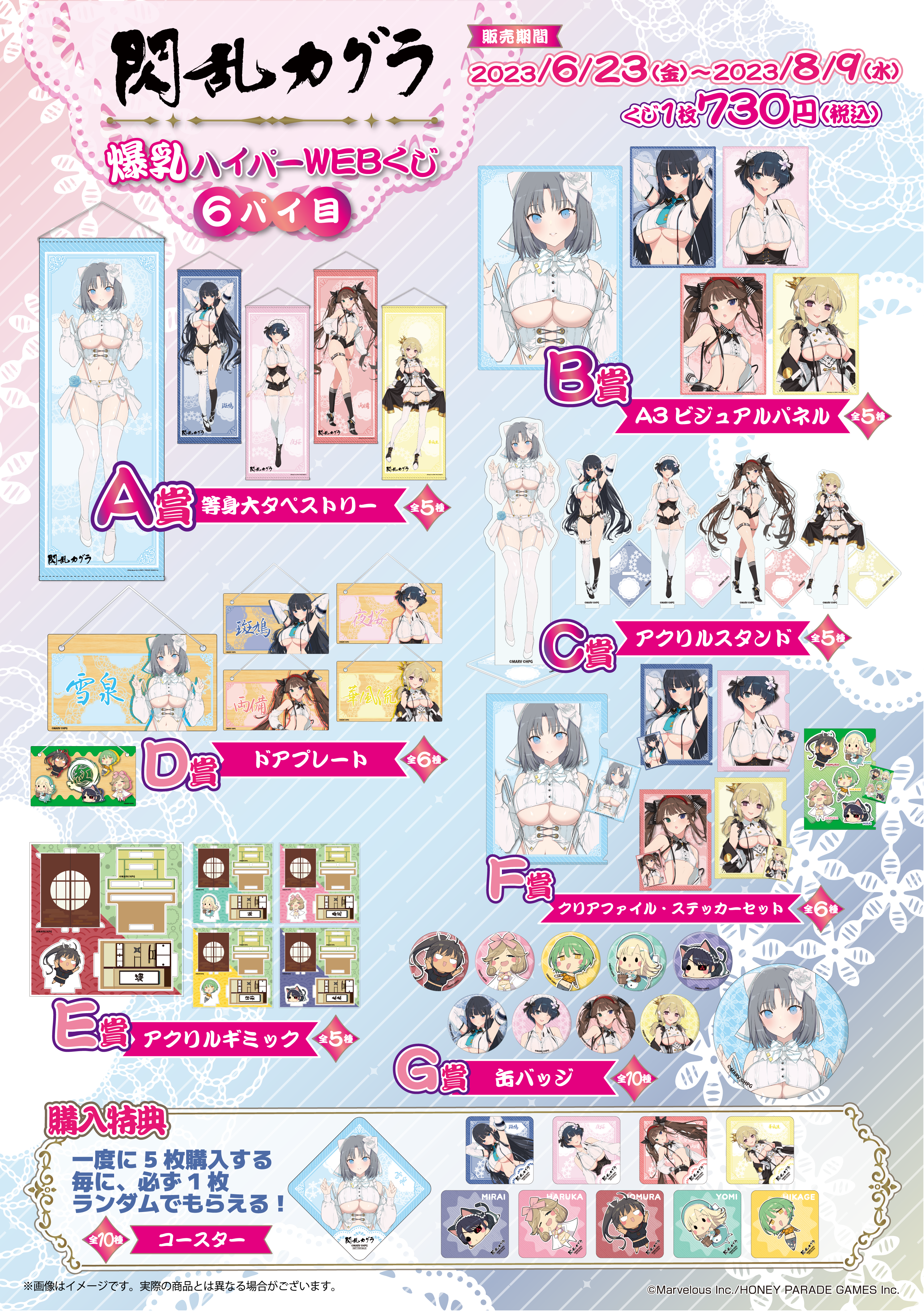 閃乱カグラ 爆乳ハイパーWEBくじ 6パイ目の紹介画像