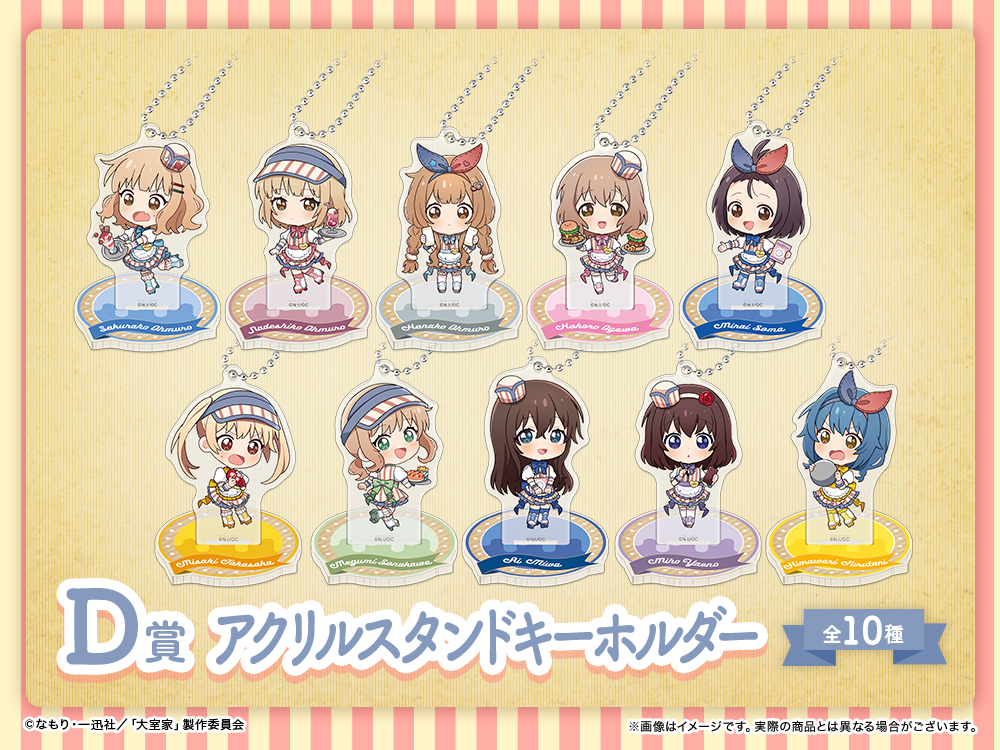 アクリルスタンドキーホルダーの画像