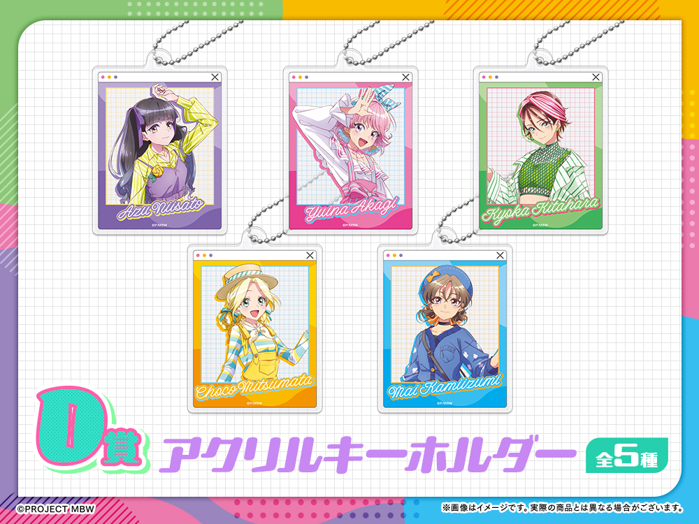 アクリルキーホルダーの画像