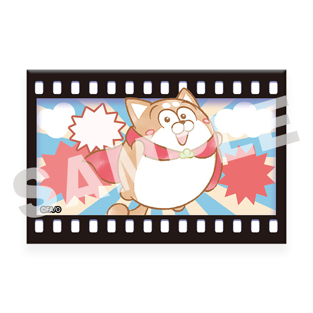 フィルム缶バッジ/しばいぬの画像