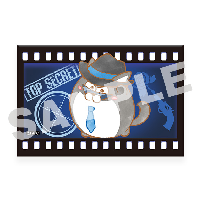 フィルム缶バッジ/ハスキーの画像