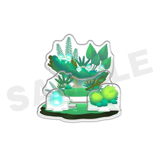 原生林と電気キノコの島の画像