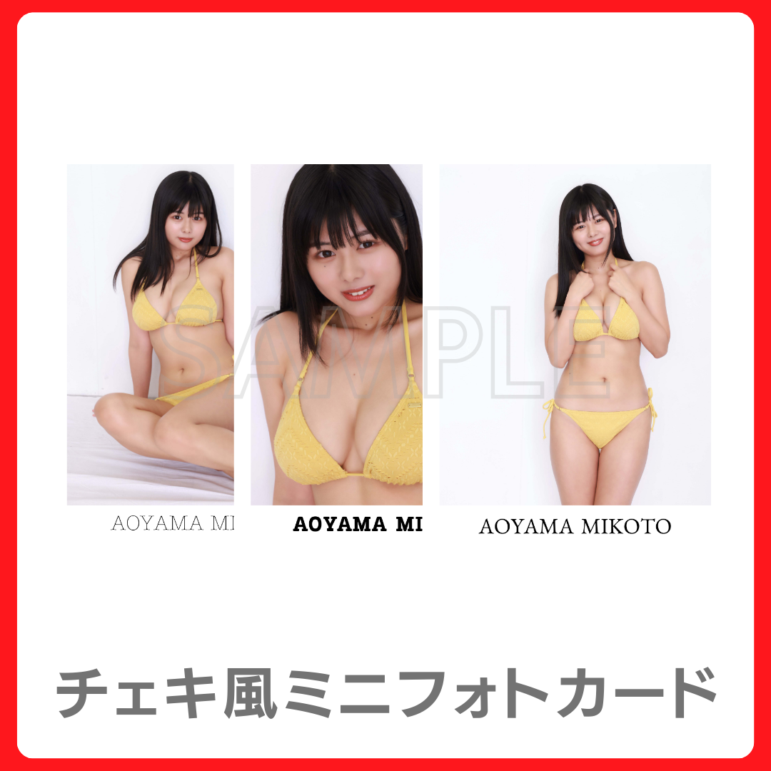 チェキ風ミニフォトカード（3種類）の画像