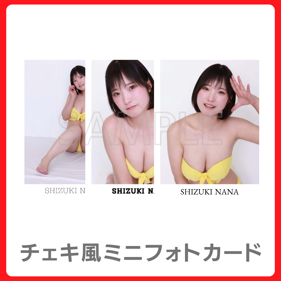 チェキ風ミニフォトカード（3種類）の画像