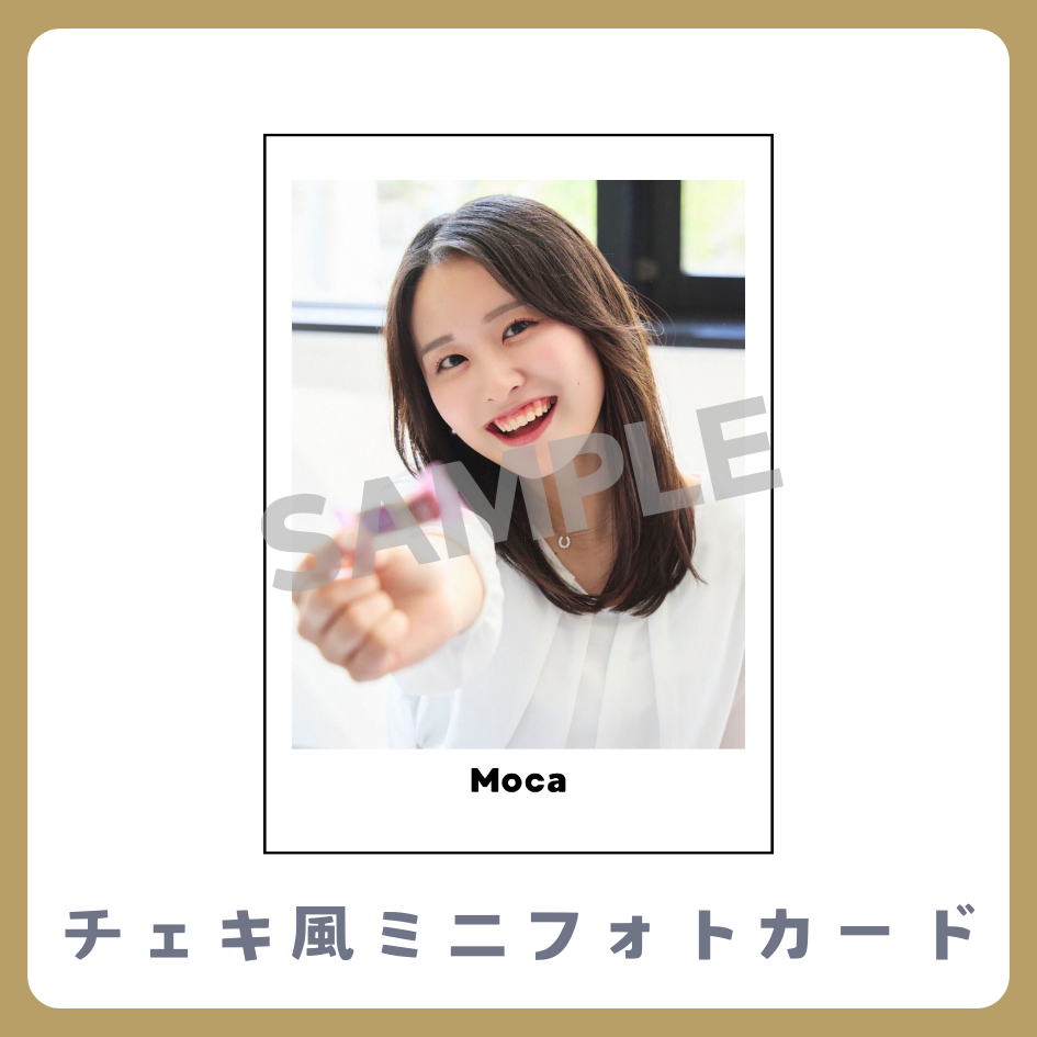 チェキ風ミニフォトカードの画像