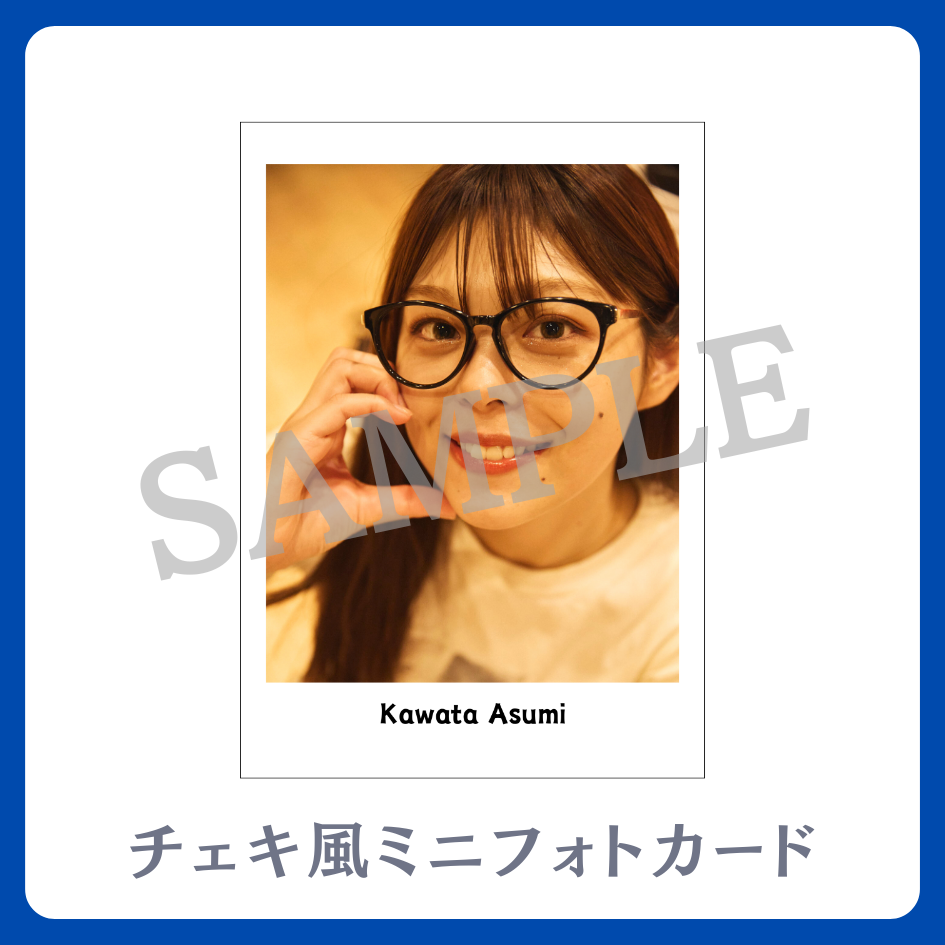 チェキ風ミニフォトカードの画像
