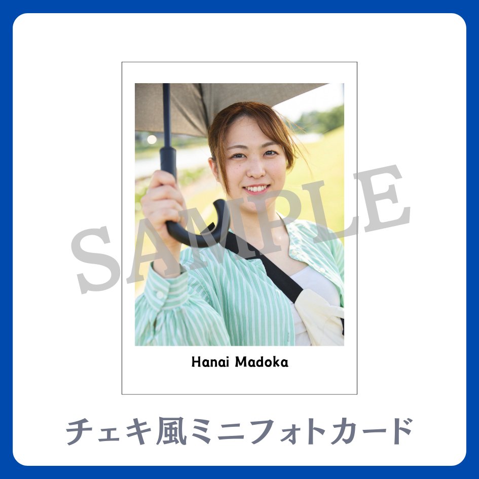 チェキ風ミニフォトカードの画像