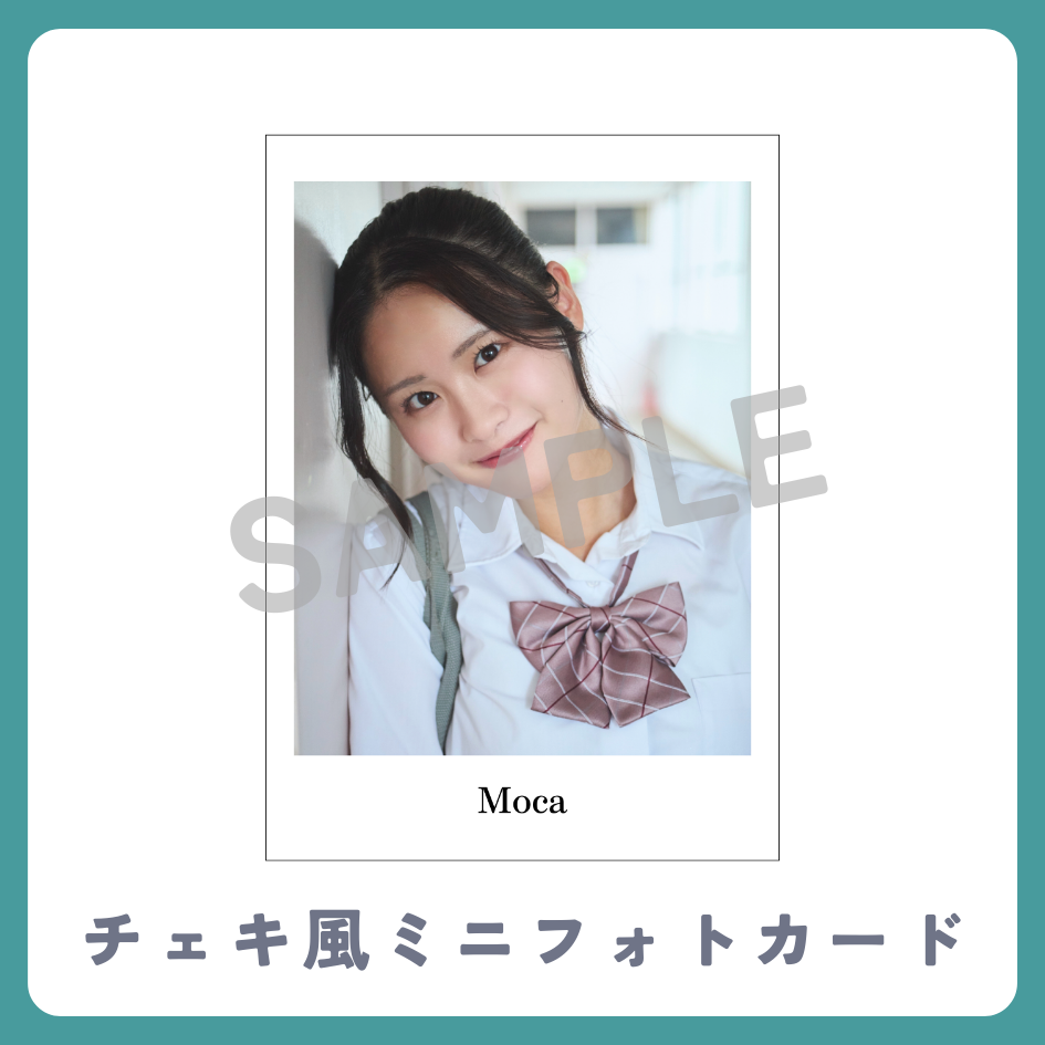 チェキ風ミニフォトカードの画像