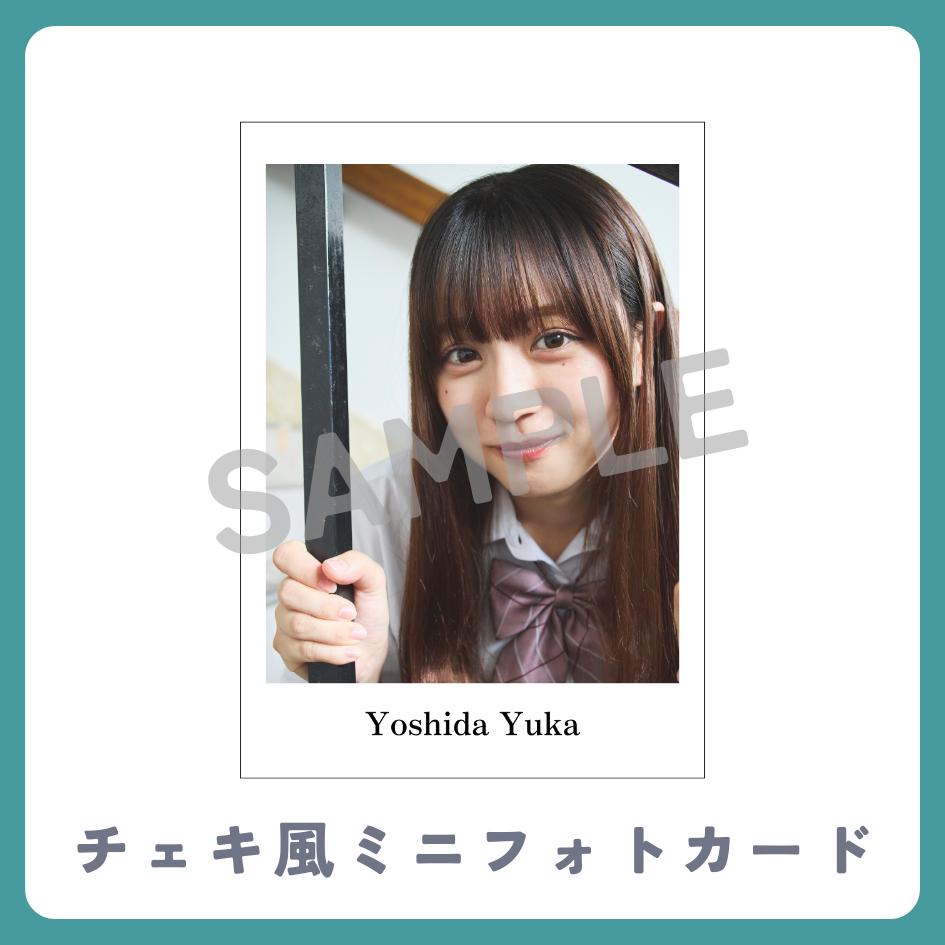 チェキ風ミニフォトカードの画像