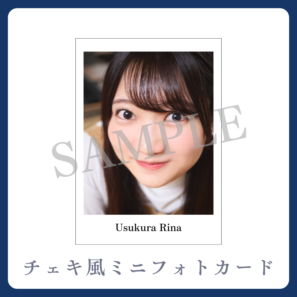 チェキ風ミニフォトカードの画像