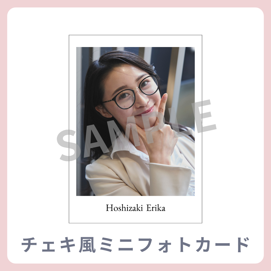 チェキ風ミニフォトカードの画像