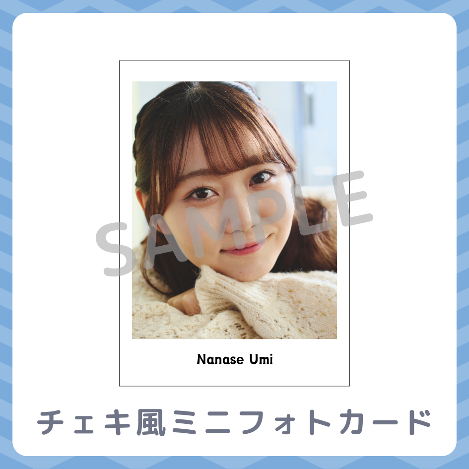 チェキ風ミニフォトカードの画像