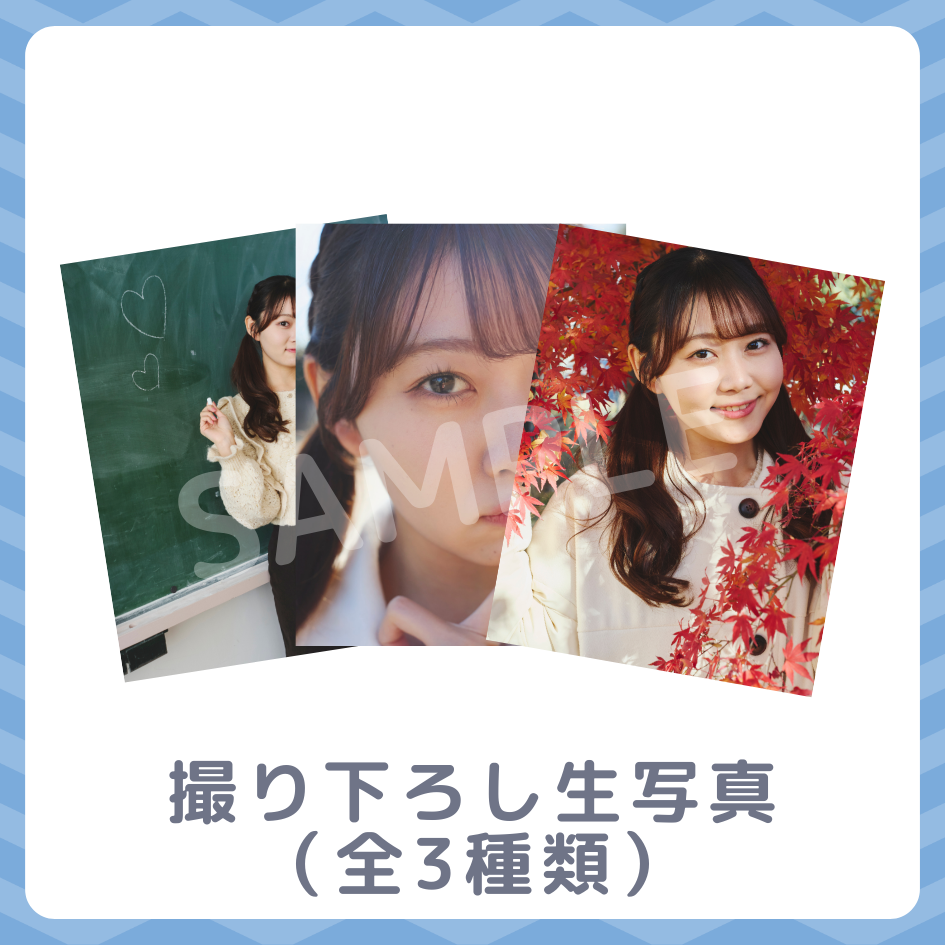撮り下ろし生写真（全3種類）の画像