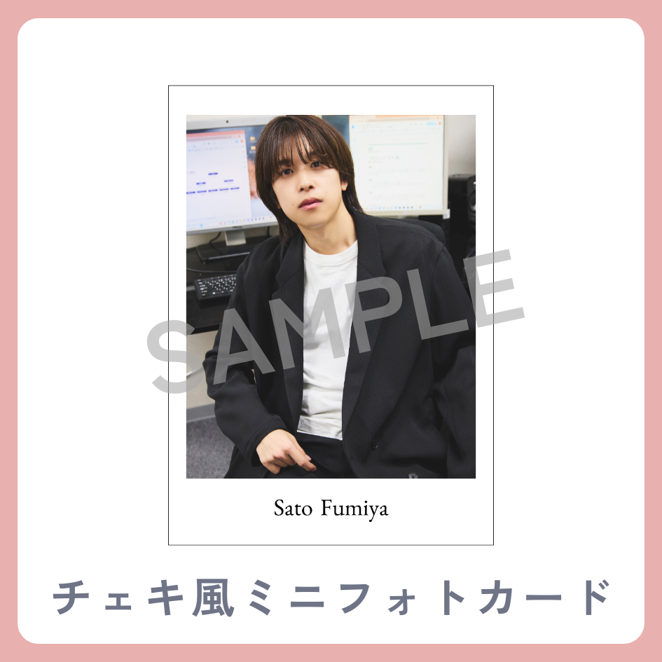 チェキ風ミニフォトカードの画像