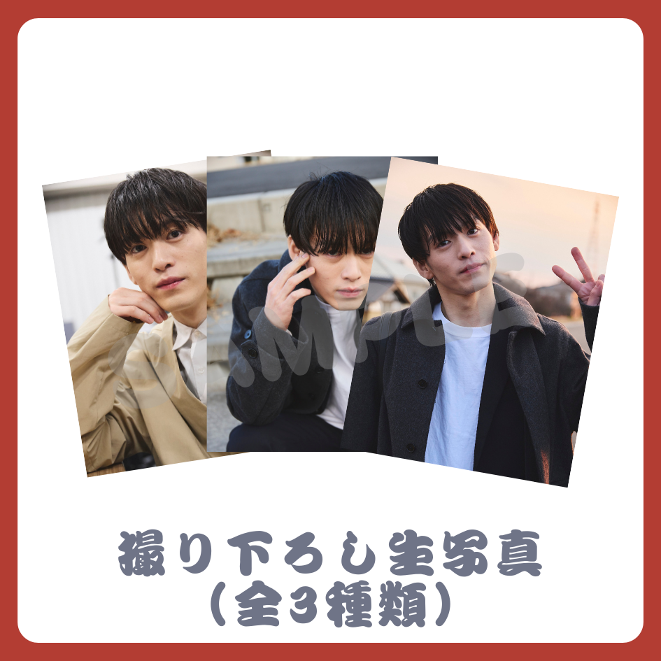 撮り下ろし生写真（全3種類）の画像
