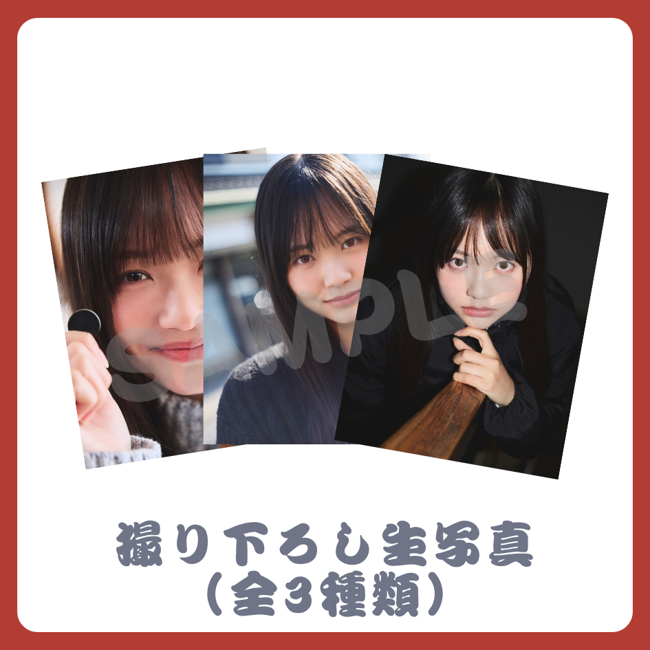撮り下ろし生写真（全3種類）の画像