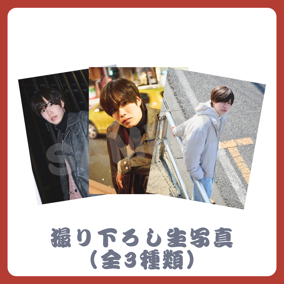 撮り下ろし生写真（全3種類）の画像