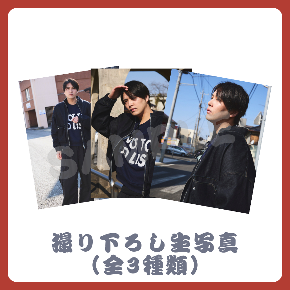 撮り下ろし生写真（全3種類）の画像