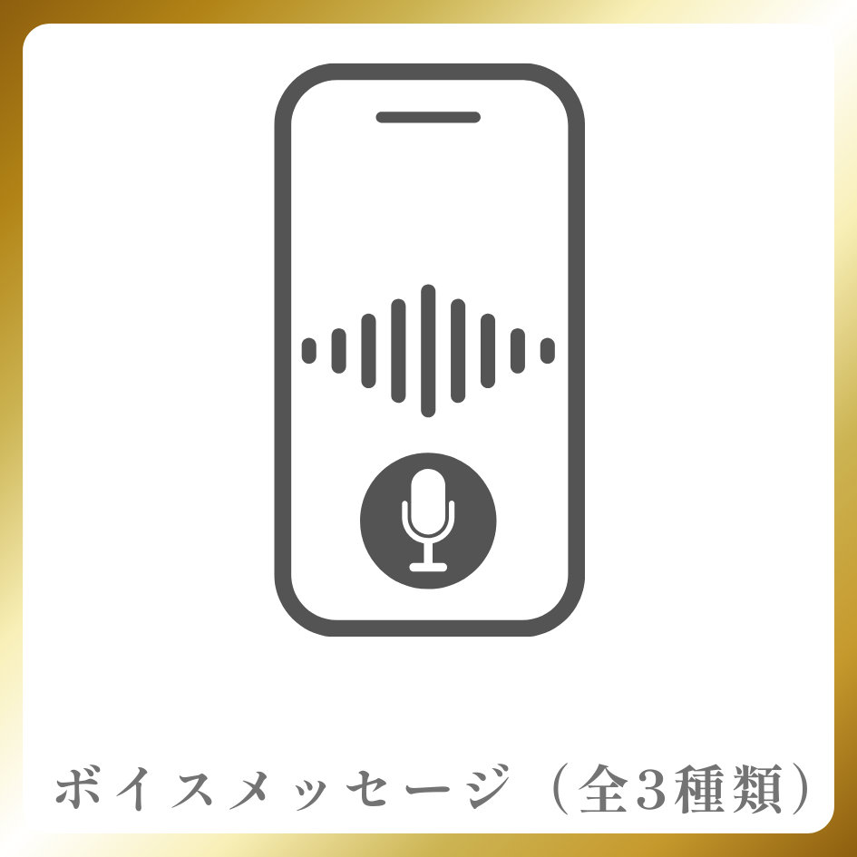 限定ボイス（音声のみ・3種類）の画像