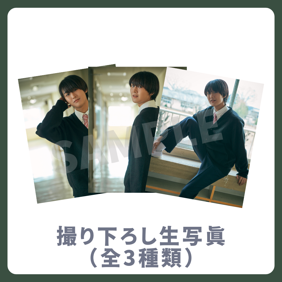 撮り下ろし生写真（全3種類）の画像