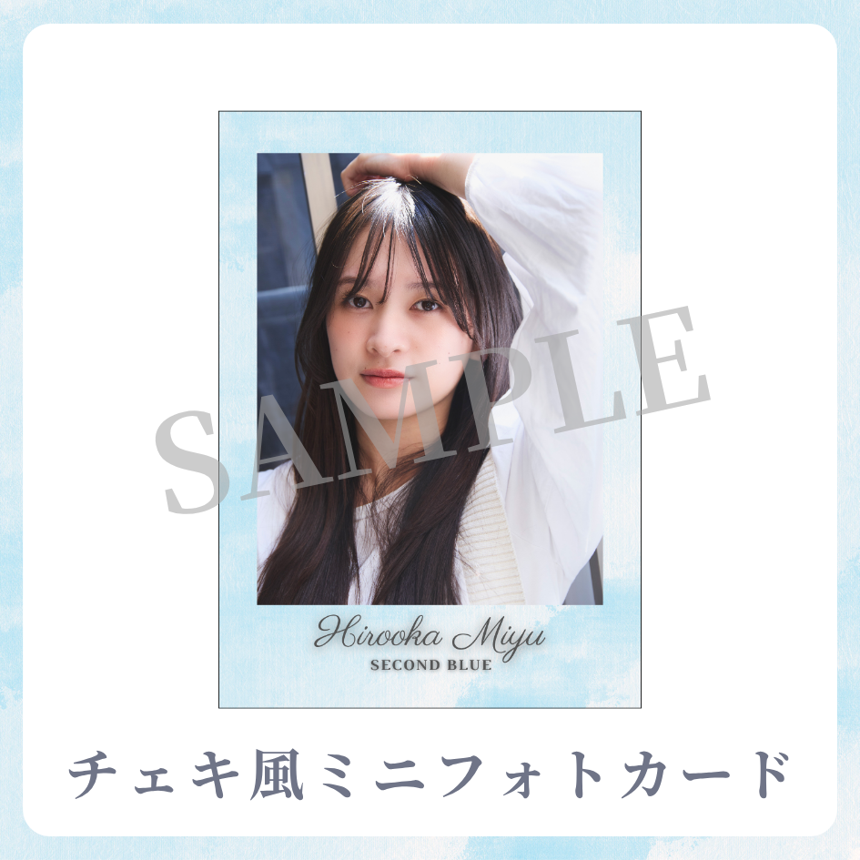 チェキ風ミニフォトカードの画像