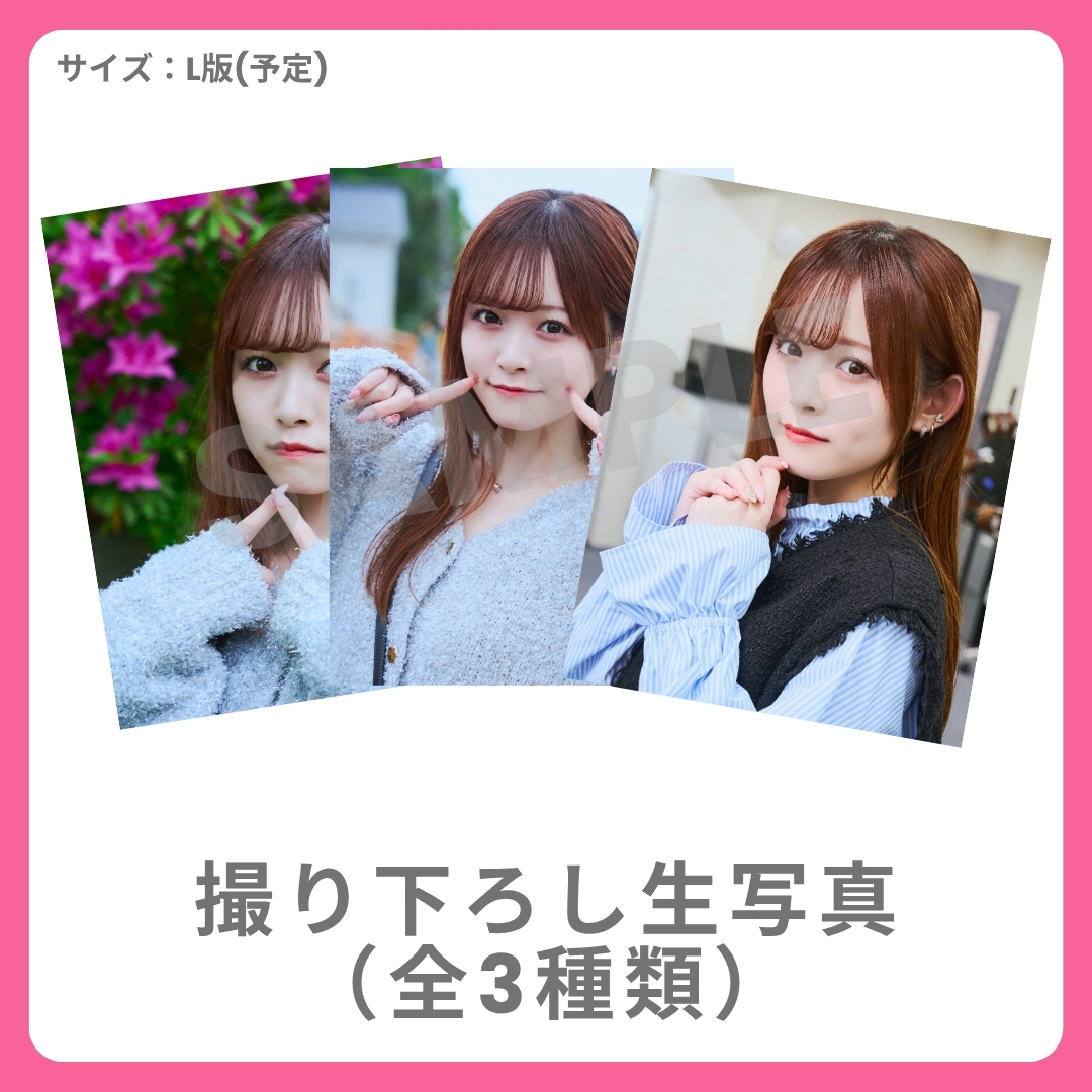撮り下ろし生写真（全3種類）の画像