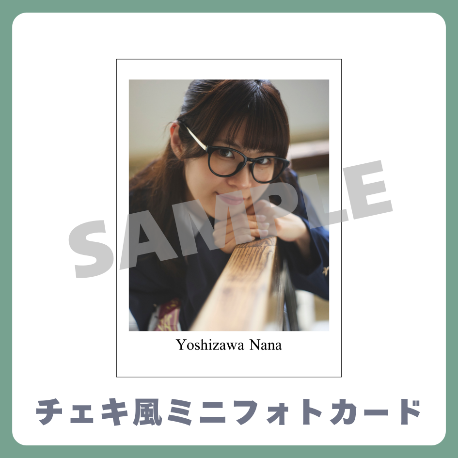 チェキ風ミニフォトカードの画像