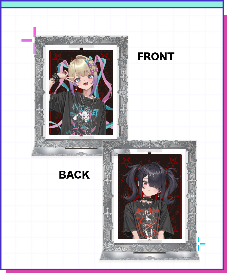 超てんちゃん＆あめちゃんくるくるアクスタの画像