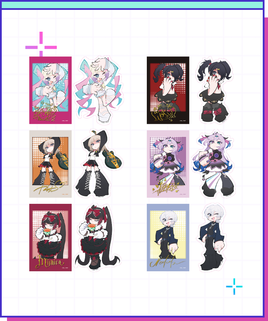 サイン入りカード＆ステッカーの画像
