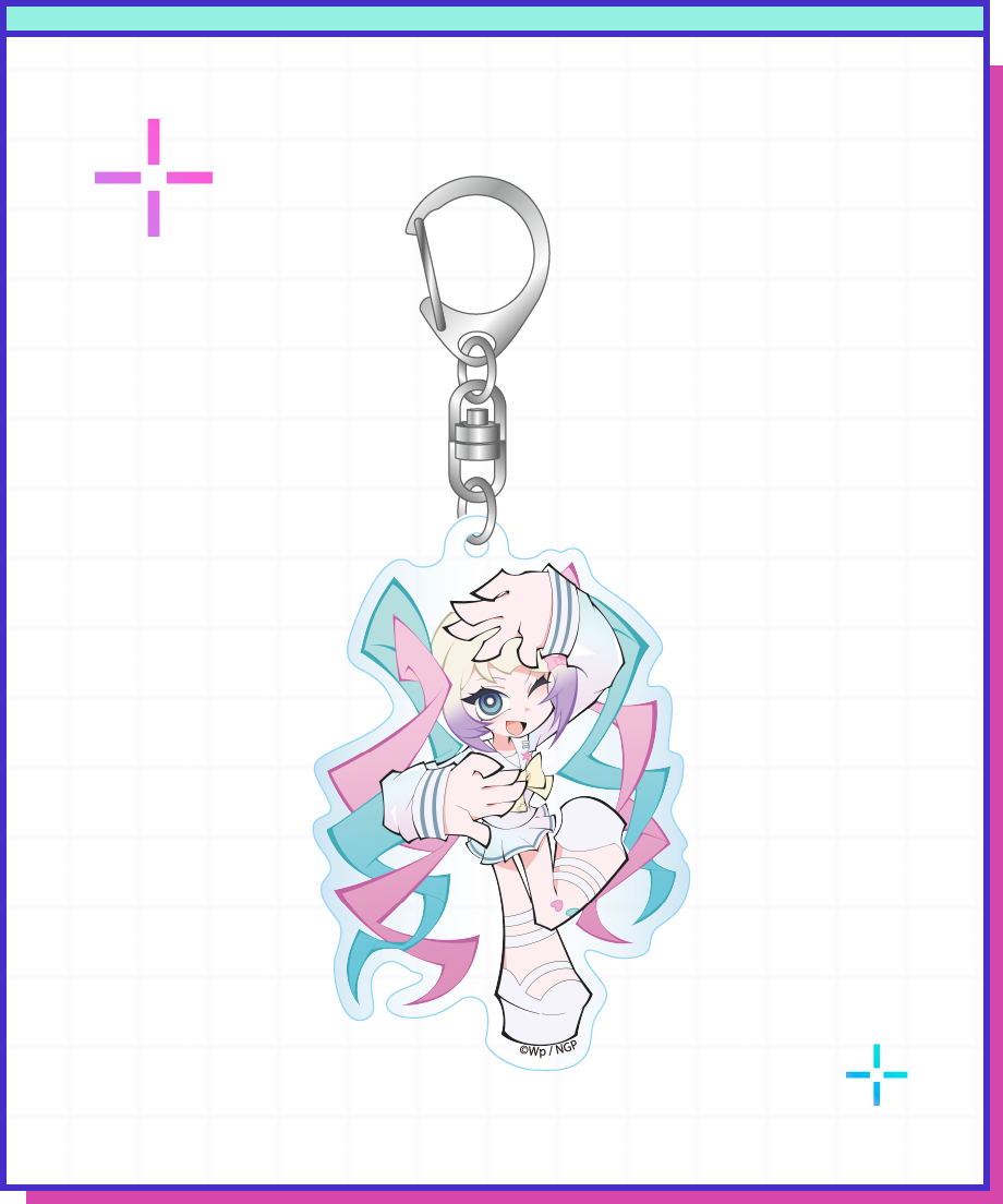 ニディガカートゥーンアクキー(超てんちゃんver)の画像