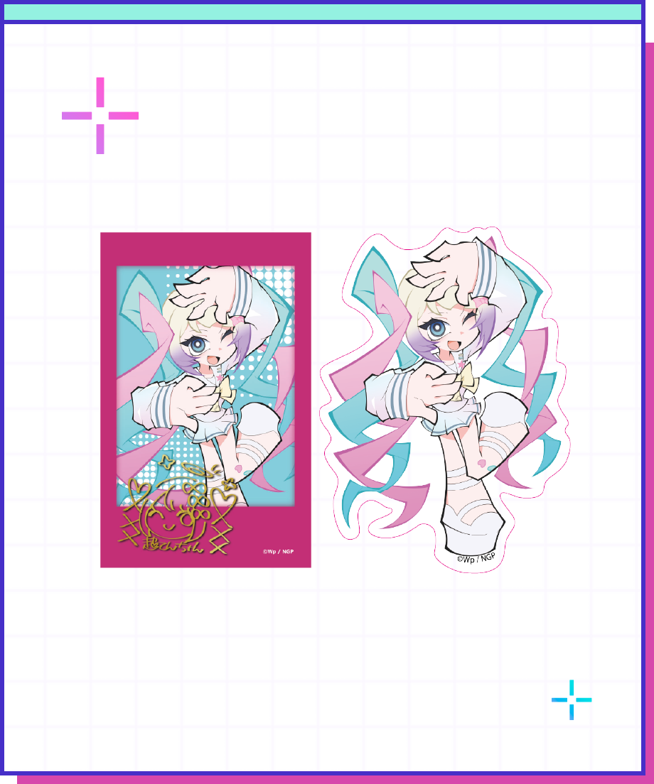サイン入りカード＆ステッカー(超てんちゃんver)の画像