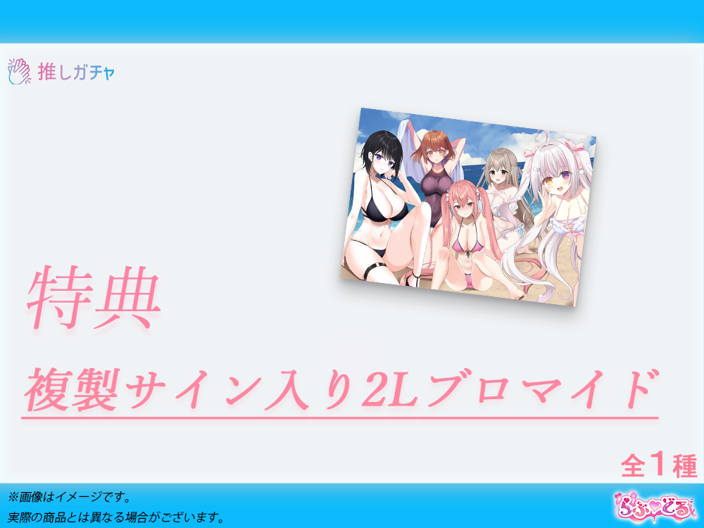 累計購入特典 【期間限定特典】複製サイン入り2Lブロマイド