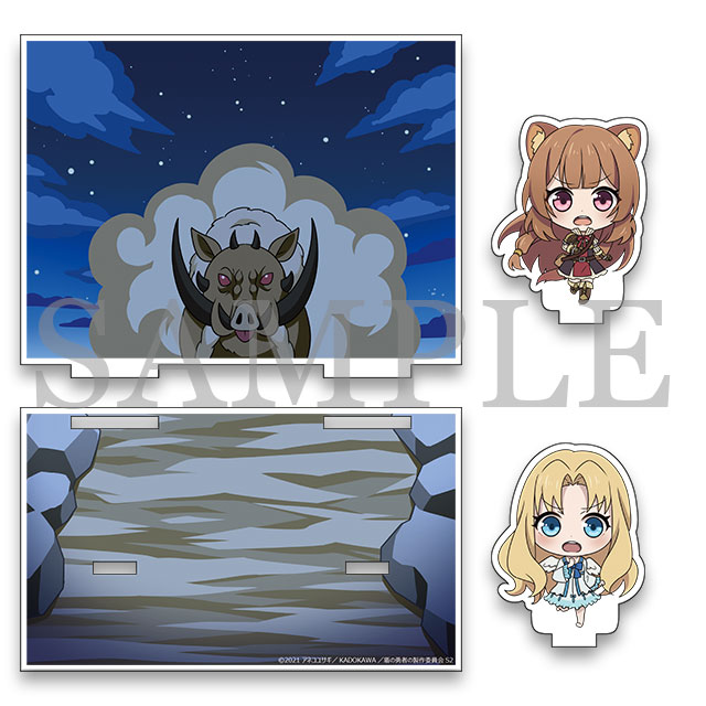 ラフタリア&フィーロジオラマアクリルスタンドの画像