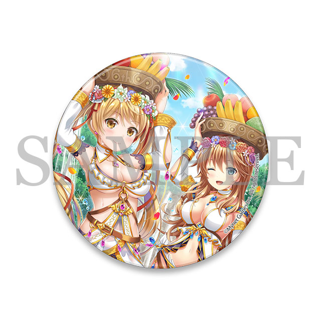 あかり＆エルナ缶バッチの画像