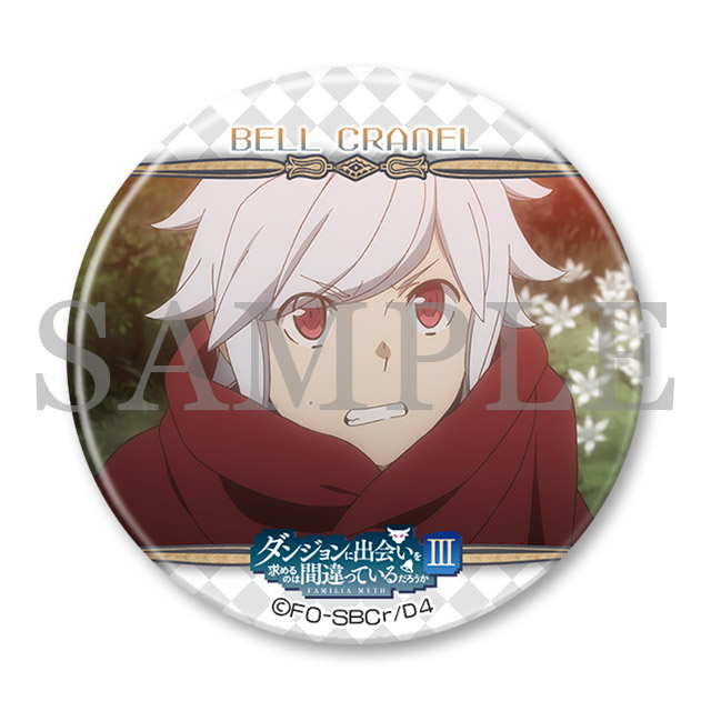 小缶バッジ（ベル・クラネル）の画像