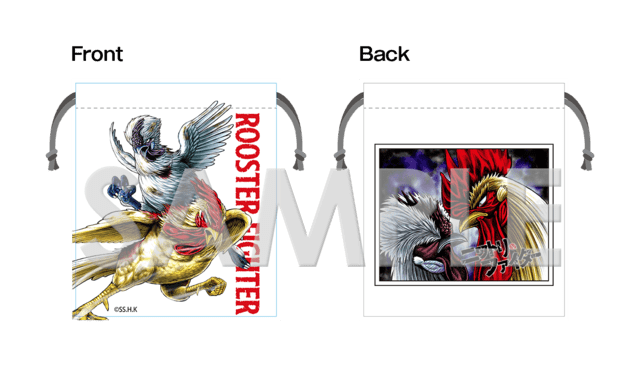 ミニ巾着　(兄弟喧嘩 ver.)の画像