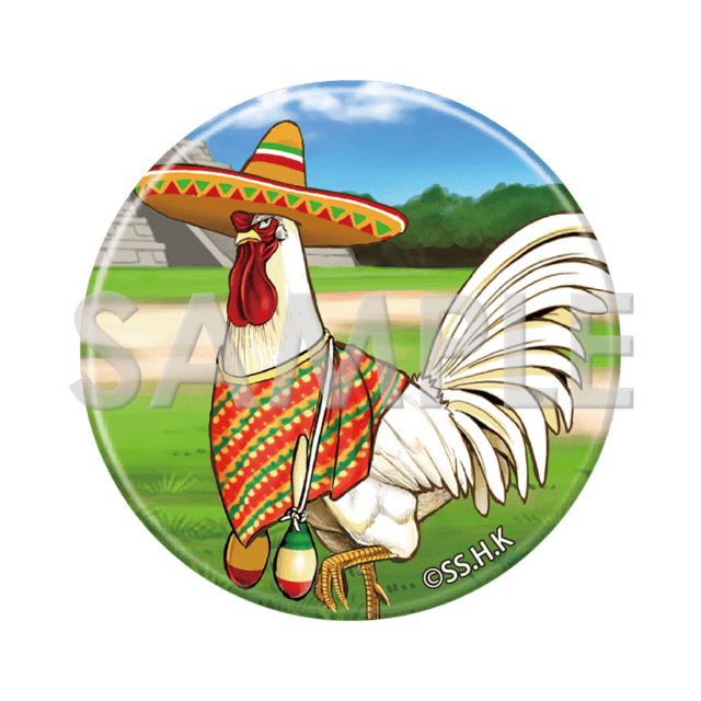 缶バッジ　(メキシコを訪れて)の画像