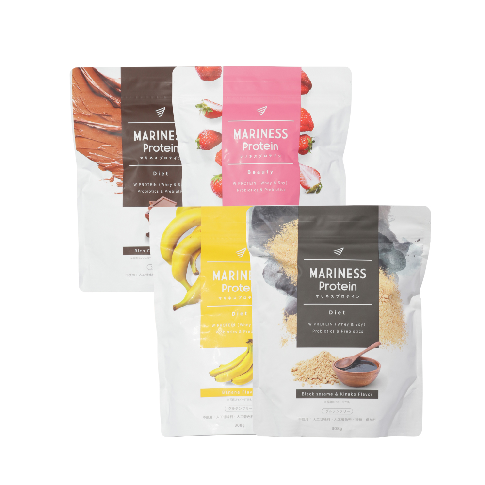 MARINESSプロテイン 4フレーバーの画像