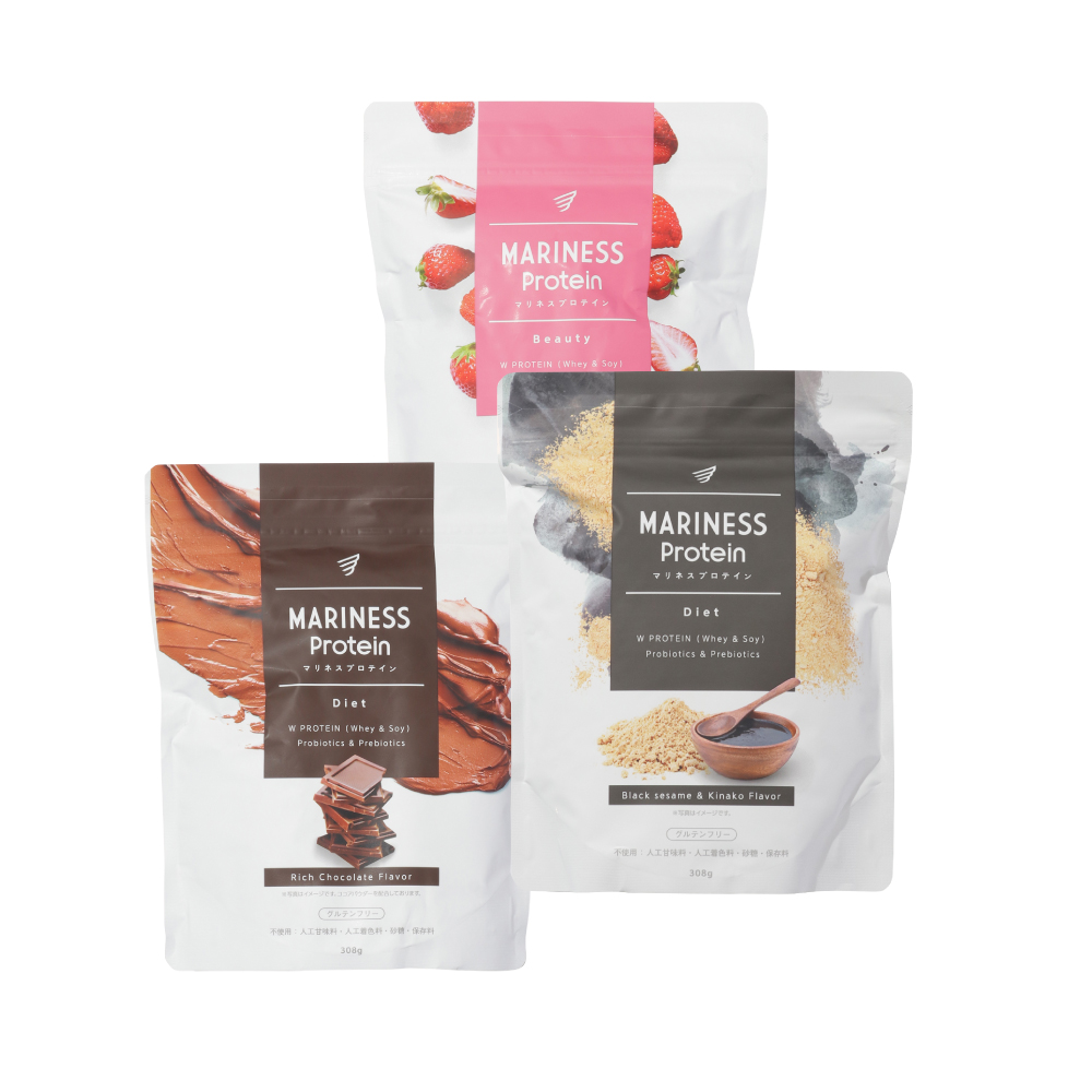 MARINESSプロテイン 3フレーバーの画像