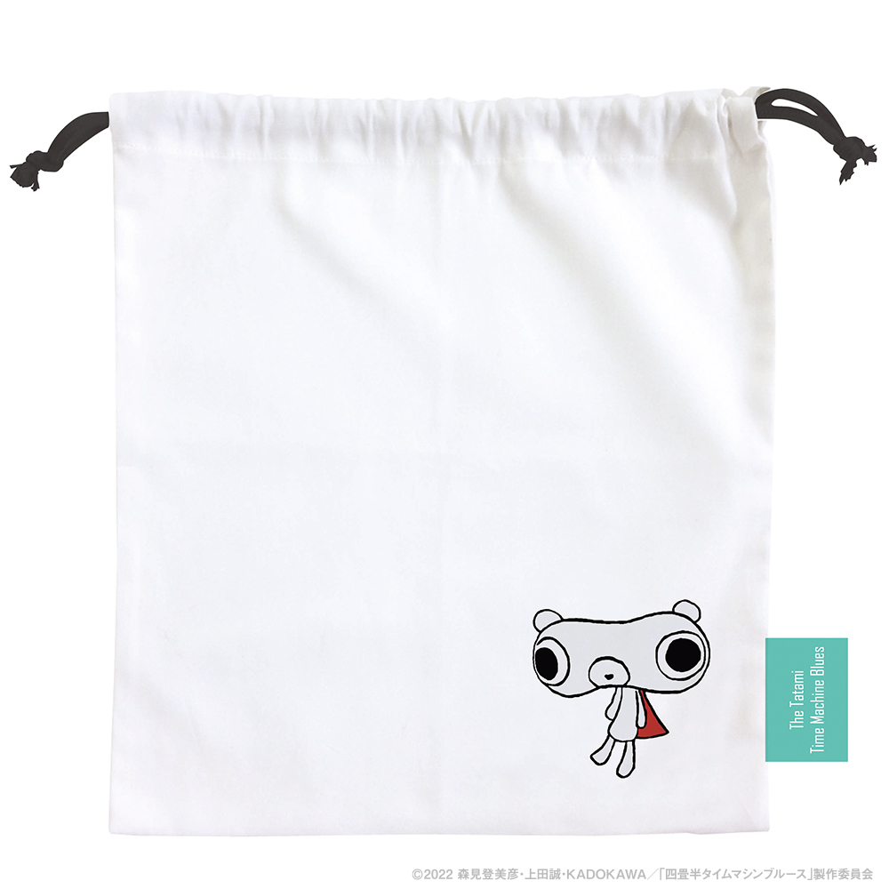 もちぐま刺繍巾着の画像