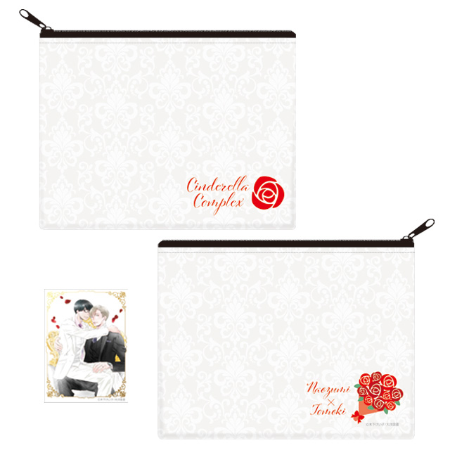 バラの花束ポーチ　ステッカー付きの画像