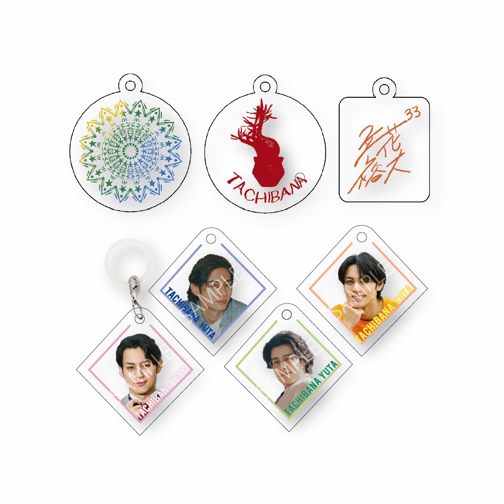 ランダムめじるしキーホルダー（全７種）の画像