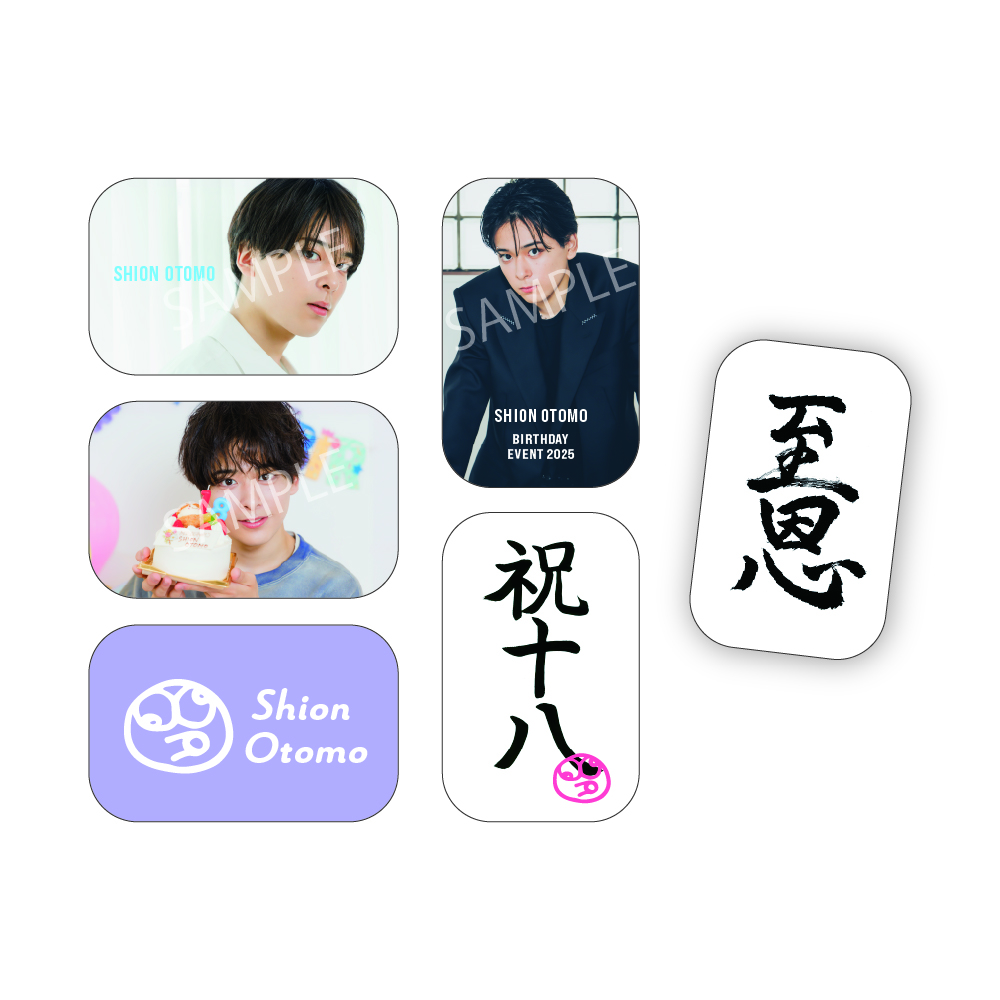 缶バッジ　四角の画像