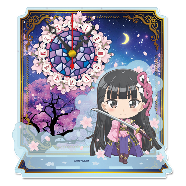 ミニアクリル置時計B【カスミ】の画像