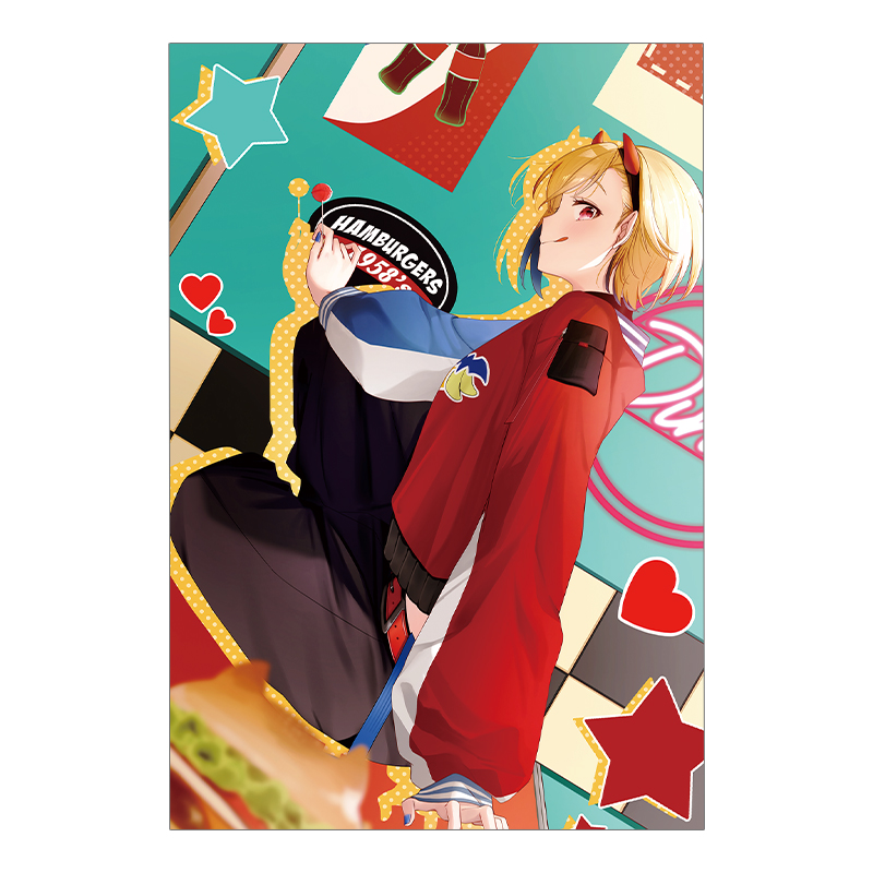 直筆サイン入りイラストカードの画像