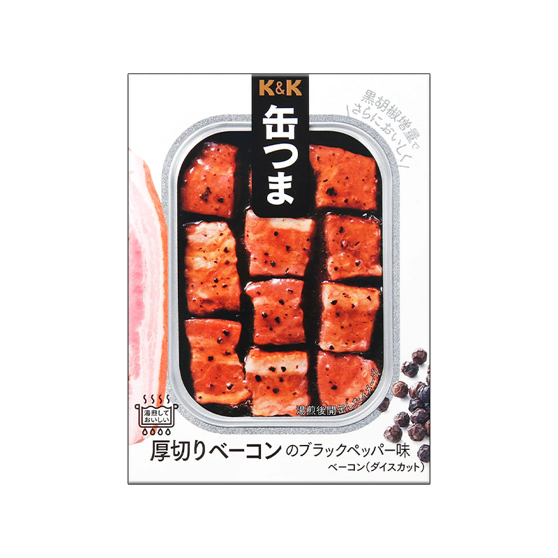 厚切りベーコンのブラックペッパー味の画像