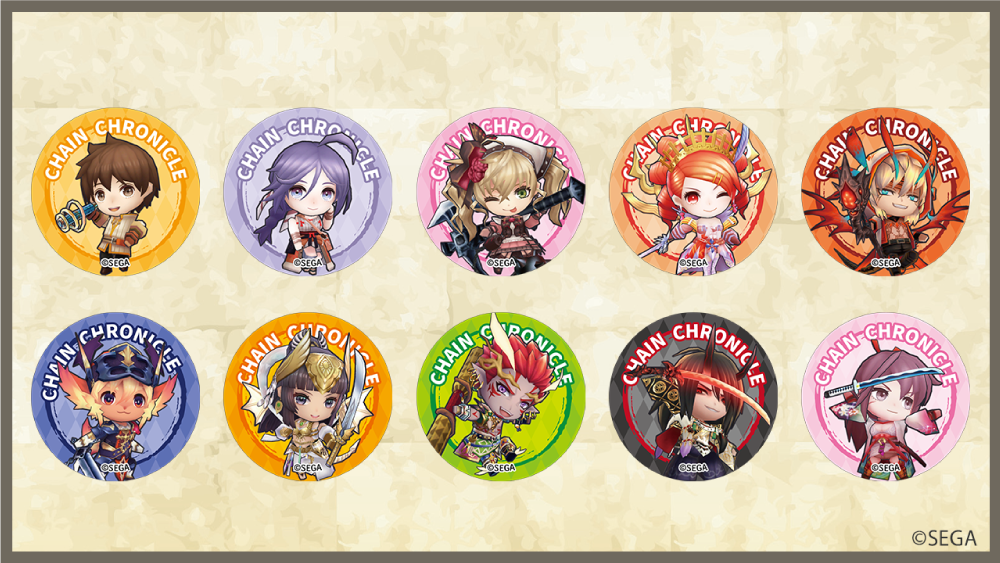 トレーディング缶バッジの画像