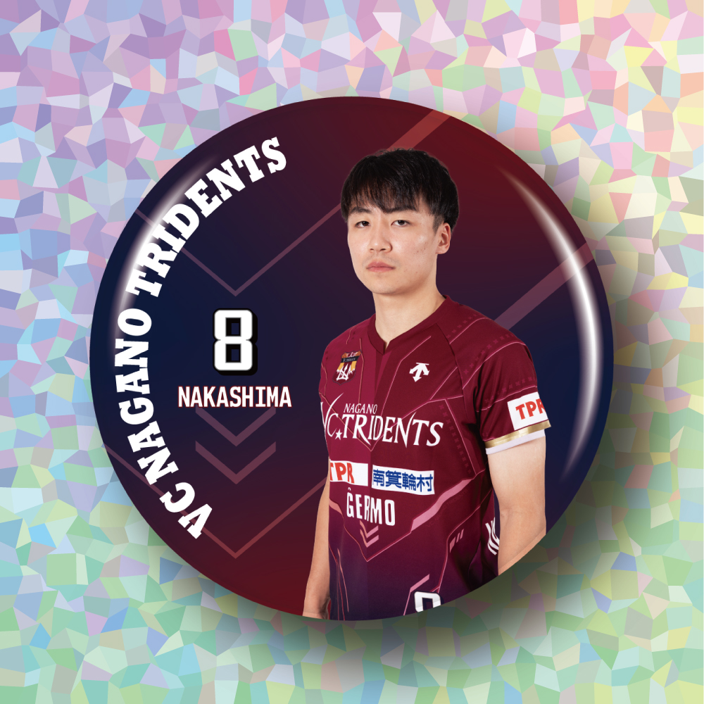 選手缶バッジの画像